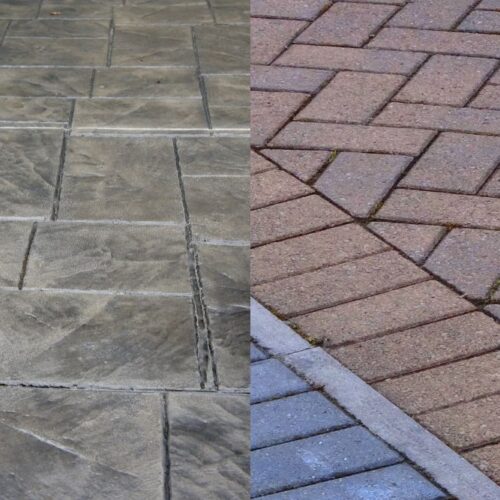 What's the Difference Between Painted Vs Coloured Through Concrete